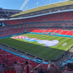 Wembley in the sunshine