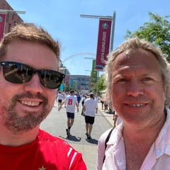 Wembley in the sunshine