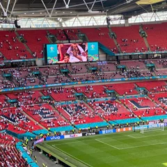 Wembley in the sunshine