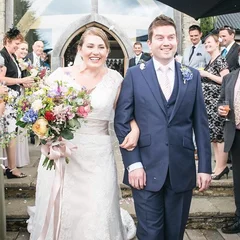 Happy first wedding anniversary, Mrs Frost x