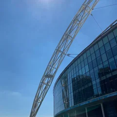 Wembley in the sunshine