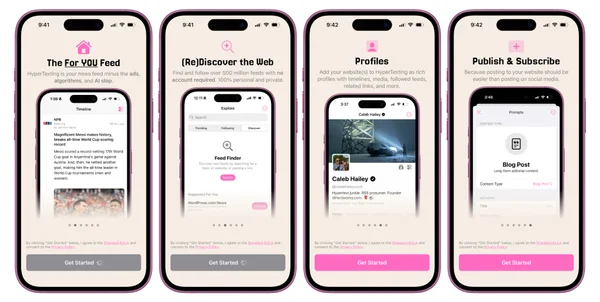 HyperTexting is your timeline minus the ads, algorithms, and AI slop. It's like the "for you" feed, but it actually works... for YOU (not the platforms).